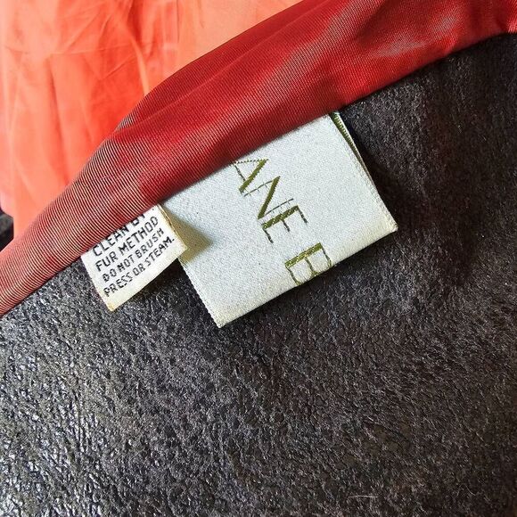 Lane Bryant faux fur coat womens size 3X brown high quality missing button lined - Picture 8 of 9